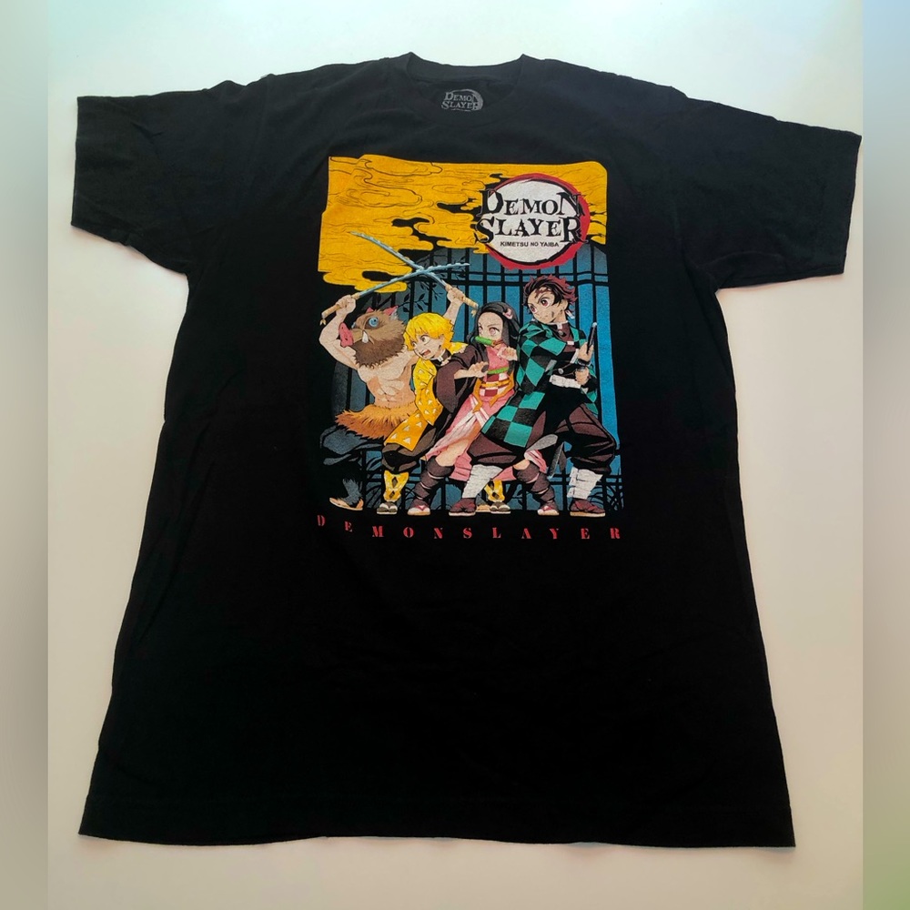 Demon Slayer Black TSHIRT Adult Size Medium